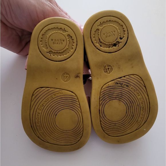 Livie & Luca Pink Rosette Sandals - Picture 8 of 8